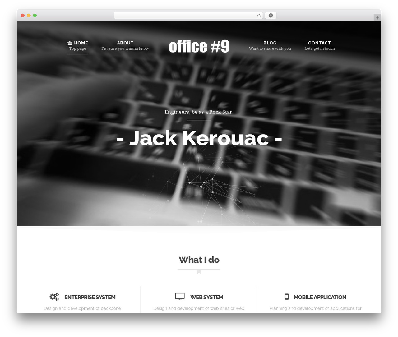 Starry WordPress theme - office-number9.com Starry WordPress theme - office-number9.com