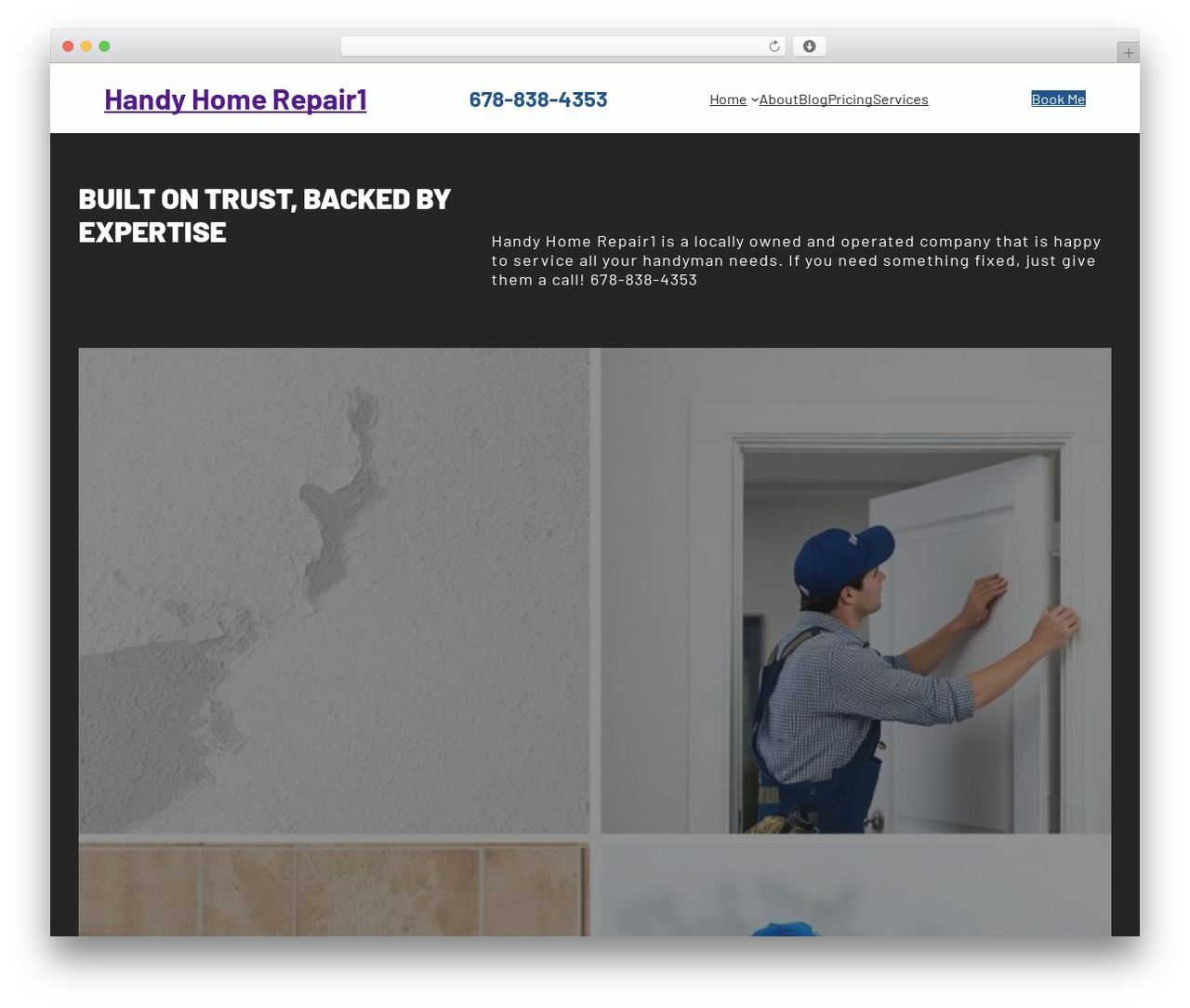 Taskly WordPress theme - handyhomerepair1.com