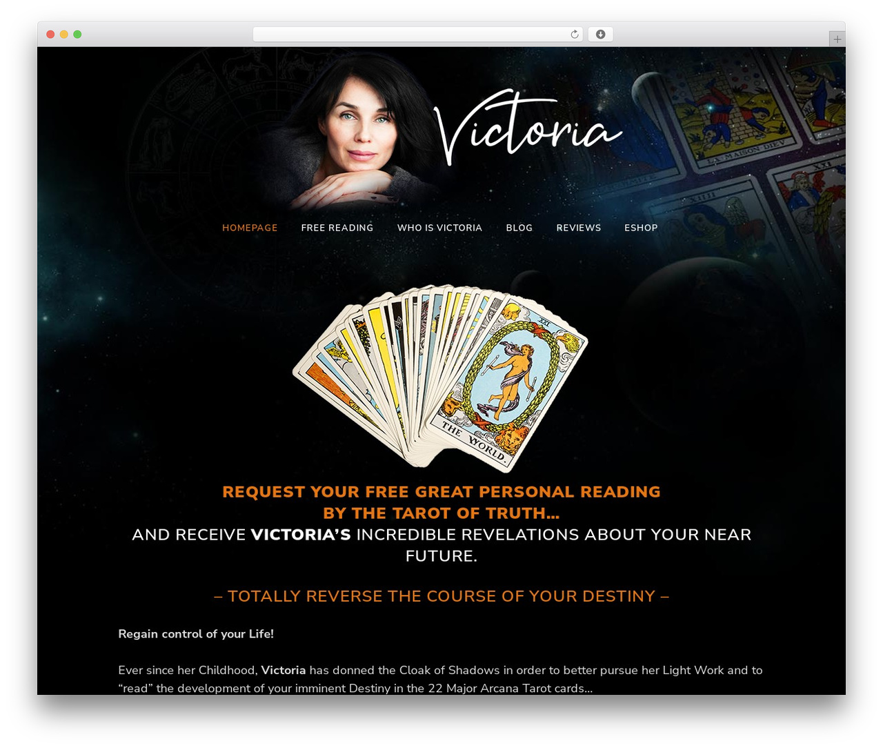 WordPress theme Bridge - medium-cartomancy.com