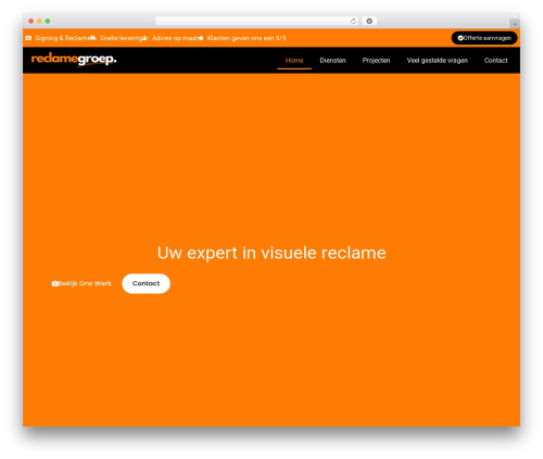 Exclusive webgl WordPress plugin - reclamegroepzwaag.nl