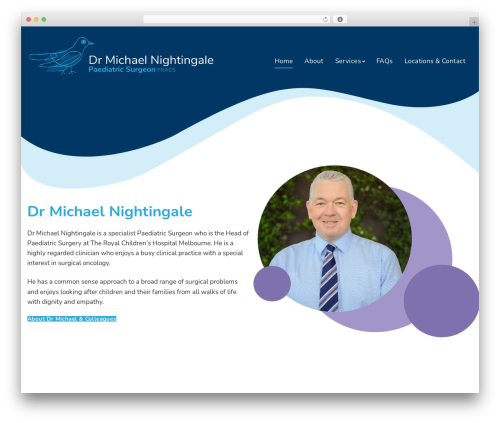 WordPress theme Squigloo Custom Theme - michaelnightingale.com.au