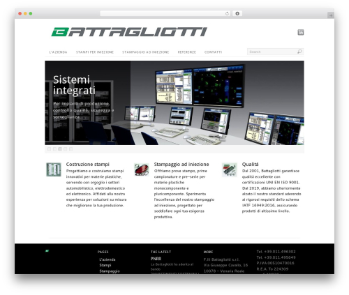 WordPress website theme PlatformPro - battagliotti.com