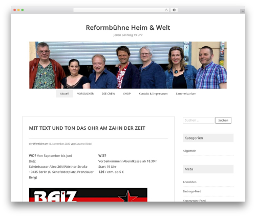WP theme Noto Simple - reformbuehne.de