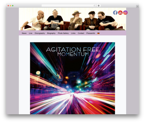 devdmbootstrap4 best WordPress theme - agitationfree.com