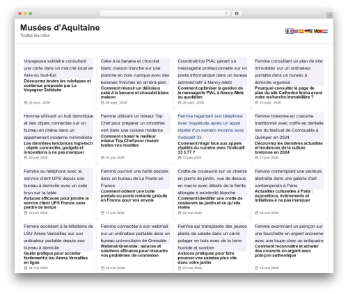 Esteem WordPress theme - musees-aquitaine.com