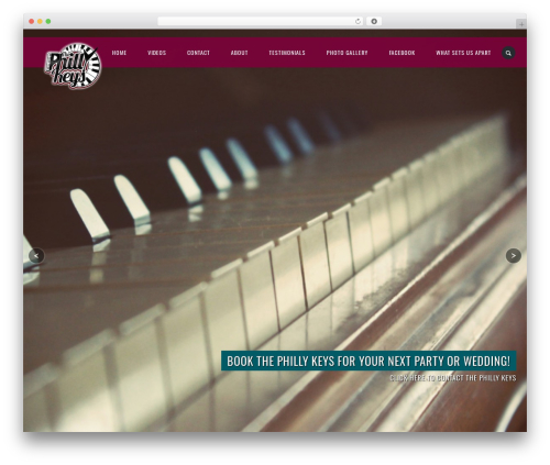 JamSession theme WordPress - thephillykeys.com