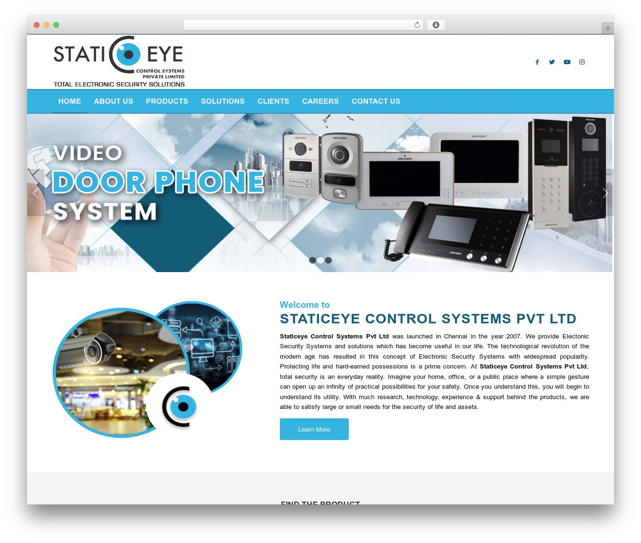 KlickNet WordPress theme - staticeyecontrol.com