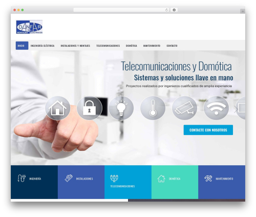 Termosolar theme WordPress - danfar.com