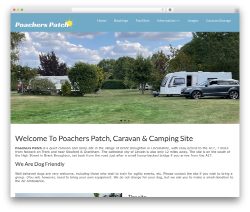 Virtue WordPress theme design - poacherspatch.com
