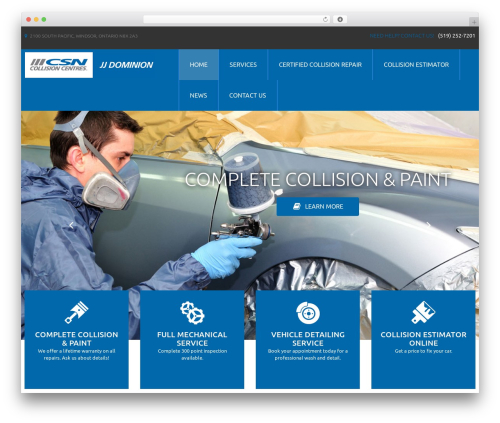 Cherry parallax WordPress plugin - dominioncollision.com