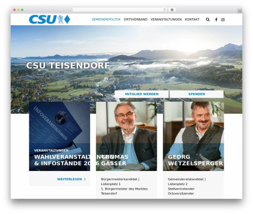 Canvas WordPress theme - csu-teisendorf.de