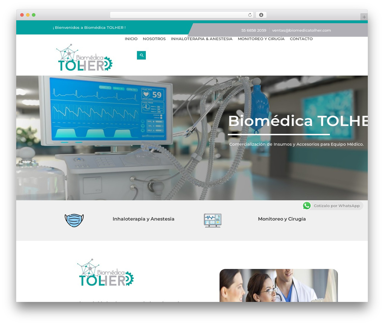 Educat WordPress theme - biomedicatolher.com