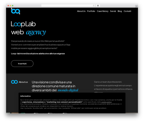 Loop-lab WordPress theme - loop-lab.it