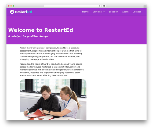 Restart Programme theme WordPress - restarteduk.com