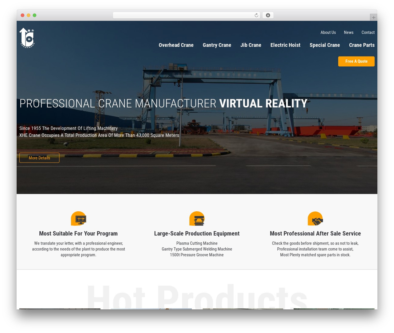 Theme WordPress Website PC - sino-hoist.com Theme WordPress Website PC - sino-hoist.com