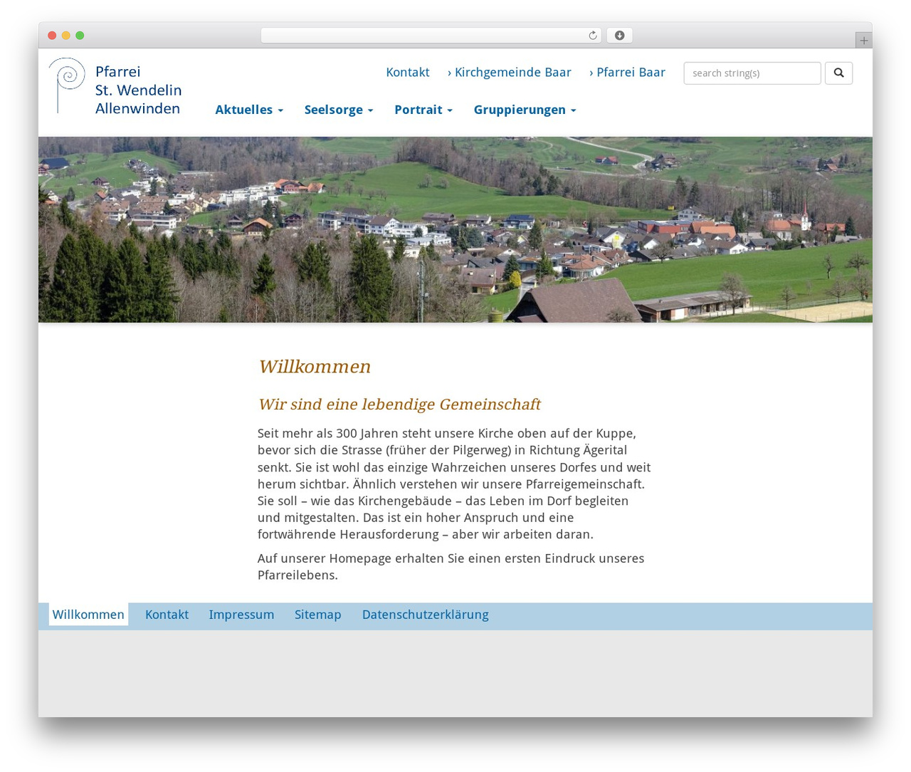 WordPress theme DevDmBootstrap3 - pfarrei-allenwinden.ch