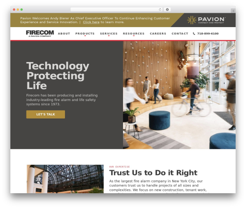 WordPress theme skeleton-wp - firecominc.com