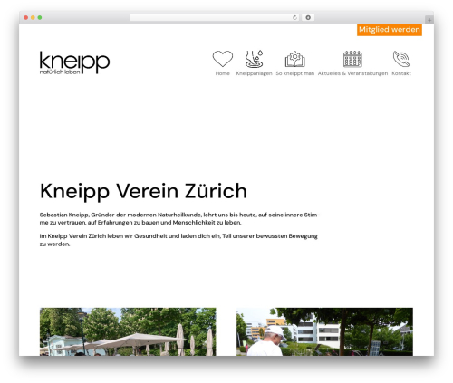 WordPress theme Amplus - kneipp-zuerich.ch