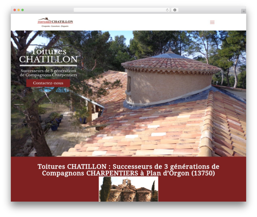 WordPress theme Betheme - toitureschatillon.com