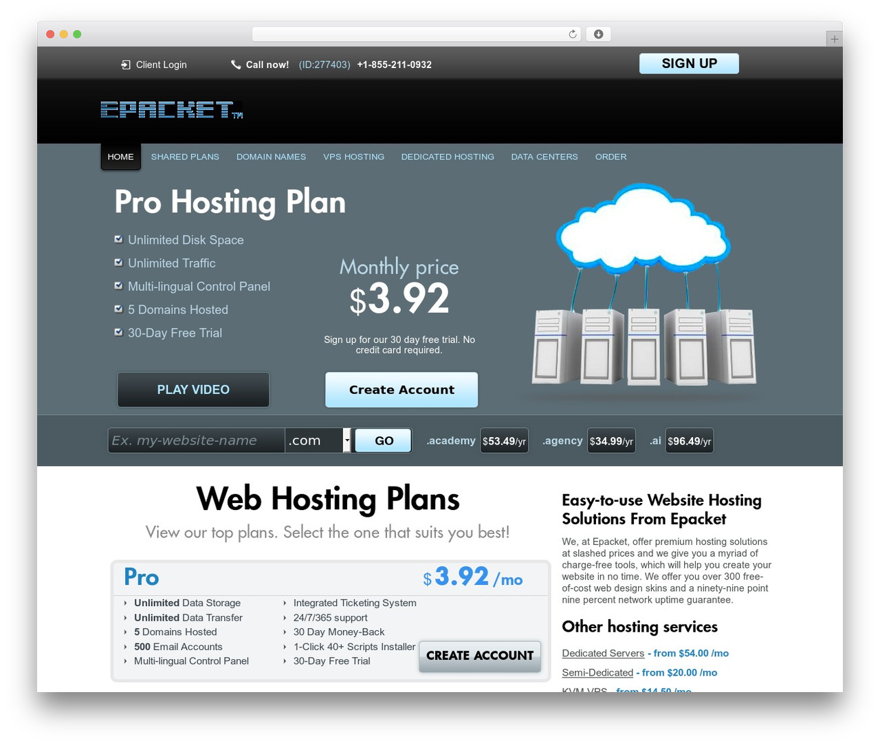 CloudHost WordPress theme - epacket.net CloudHost WordPress theme - epacket.net