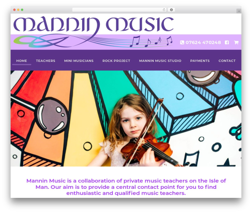 Default Theme WP theme - manninmusic.com