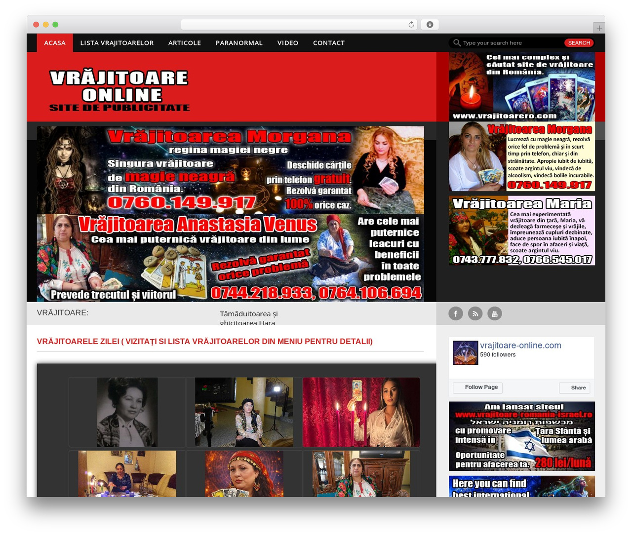 Forceful WordPress theme - vrajitoare-online.com