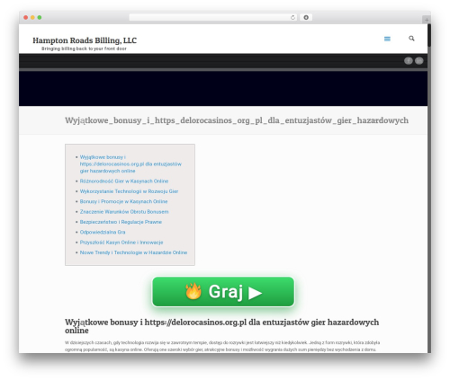Hdtheme WordPress theme - hamptonroadsmedicalbilling.com