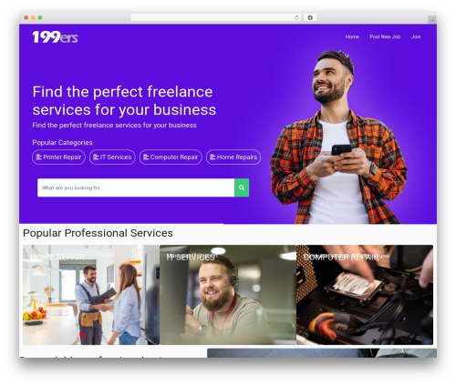 PricerrTheme WordPress website theme - 199ers.com