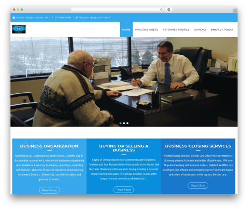 Spirited Pro WordPress theme for business - dietzlerlaw.com