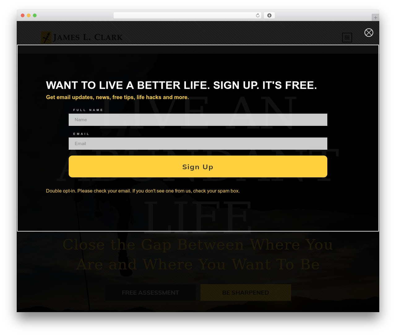 Thrive Theme Builder theme WordPress - jameslclark.org Thrive Theme Builder theme WordPress - jameslclark.org