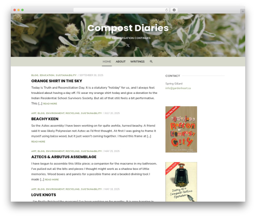 Podcasting WordPress plugin - compostdiaries.com