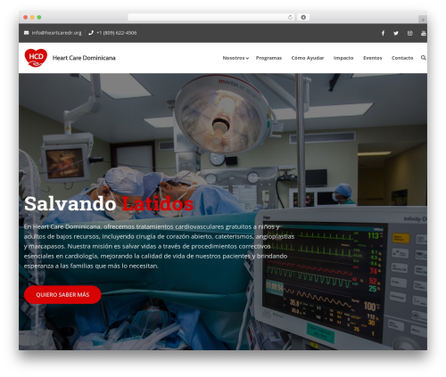 Vorosa WordPress theme - heartcaredr.org