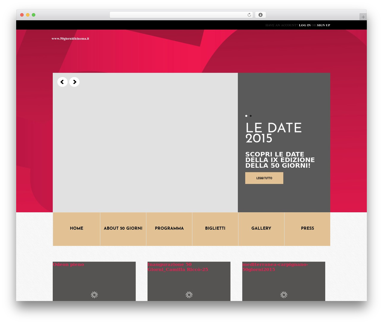 WordPress Theme Number best WordPress theme - 50giornidicinema2015.it