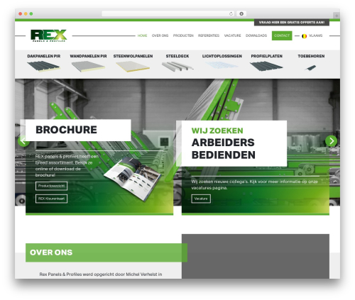 Rex theme WordPress - rexpanelsandprofiles.com