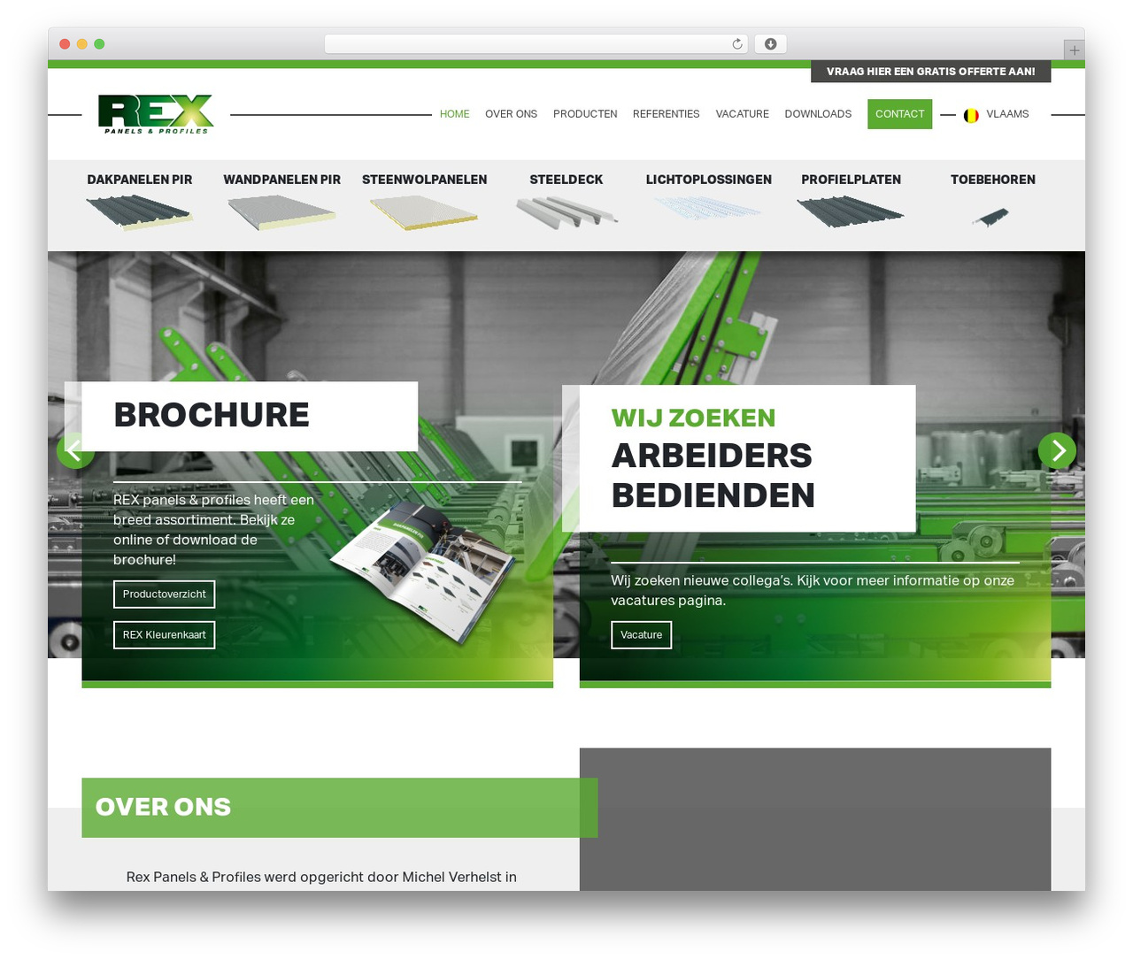 Rex theme WordPress - rexpanelsandprofiles.com