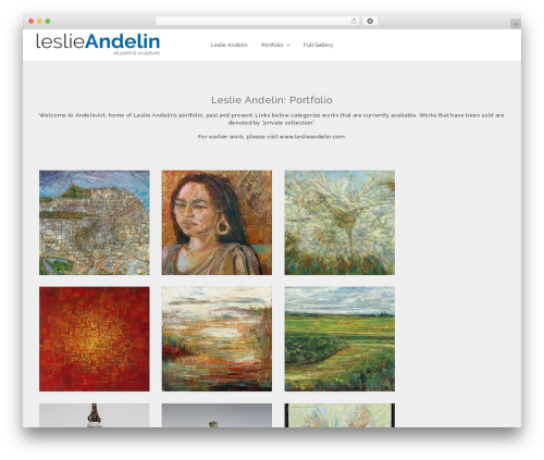 Shutter WordPress theme - andelinart.com