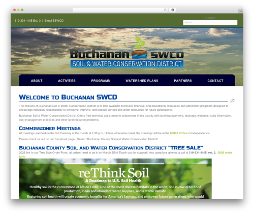 Theme WordPress Beaver Builder Theme - buchananswcd.com