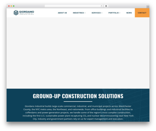 Theme WordPress Bridge - giordanoindustrial.com