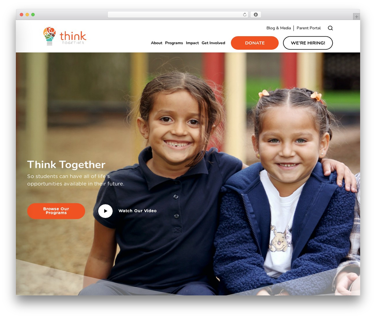 WordPress theme Elevation Web - thinktogether.org