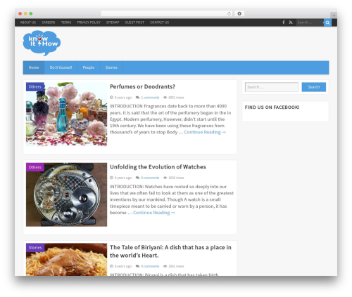 WordPress theme RedWaves - knowithow.com