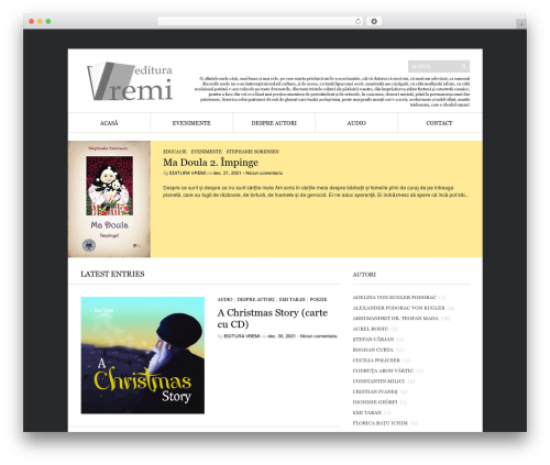 WordPress theme Sight - edituravremi.ro