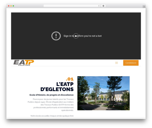 Betheme WordPress theme - eatp.com