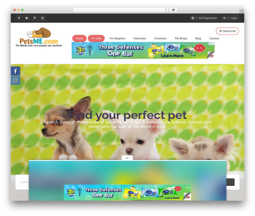 Classiera WP theme - petsme.com