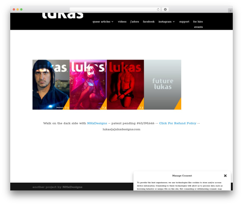 Divi WP theme - lukasmagazine.com