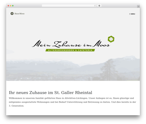 Form WordPress theme - hausmoos.ch