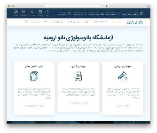 قالب چند منظوره نانو سافت WordPress theme - www.nanomedicallab.com