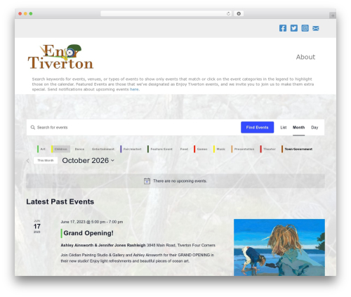 The Events Calendar: Category Colors (the-events-calendar-category-colors) free WordPress plugin - enjoytiverton.org