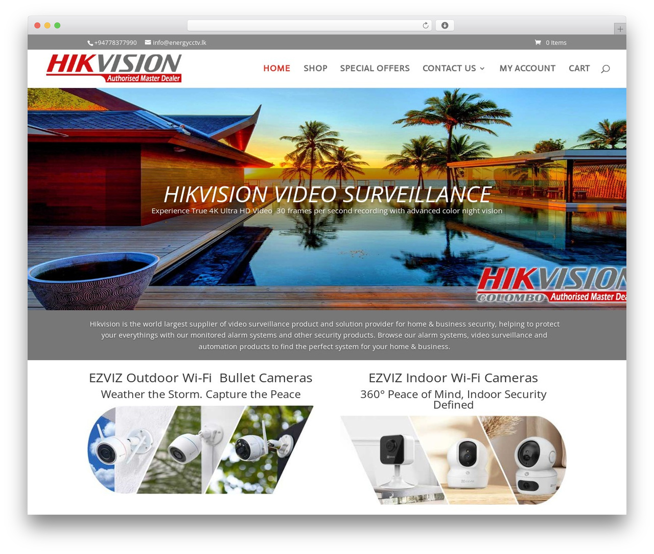 Theme WordPress Divi - hikvisioncolombo.com