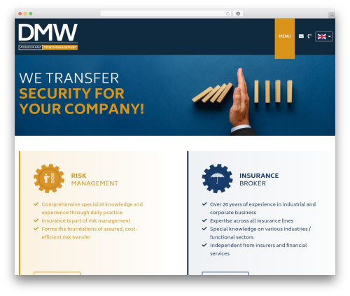 WordPress theme Theme 2021 - dmw-assekuranz.de