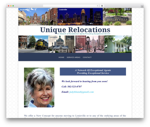 WordPress theme Divi - uniquerelocations.com